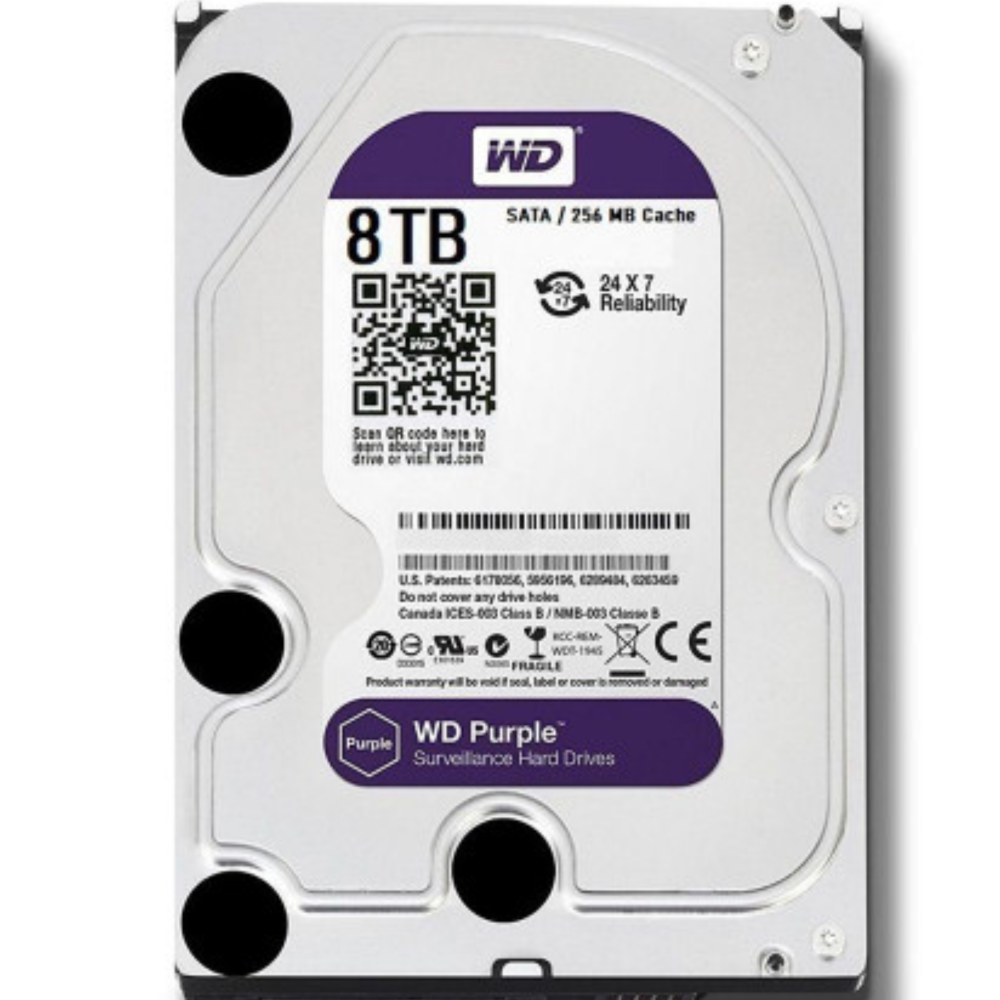 WD PURPLE 8TB GÜVENLİK DİSKİ